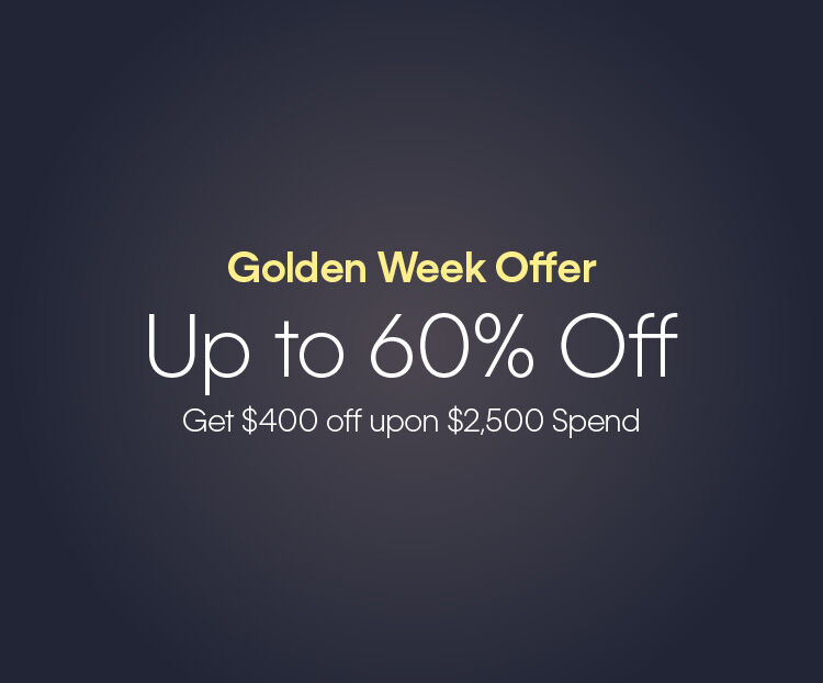 Calvin Klein Golden Up to 60% off Spend $1,500, Save $150